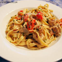 Cajun Chicken Fettuccine Alfredo