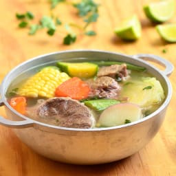 Caldo de Res (Mexican Beef Soup)