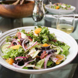 California Salad with Roasted Chicken and Avocado Dressing