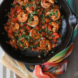 Camarones a la Mexicana (Ranchero Style Shrimp)