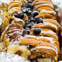 Campfire Cinnamon Blueberry Bread Recipe