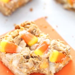 Candy Corn Magic Bars