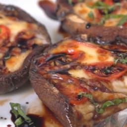 CAPRESE-STUFFED PORTOBELLOS