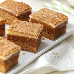 Caramel Snickerdoodle Bars