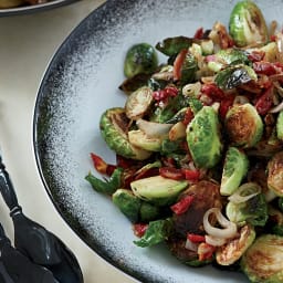 Caramelized Brussels Sprouts with Pancetta