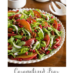 Caramelized Pear and Arugula Salad