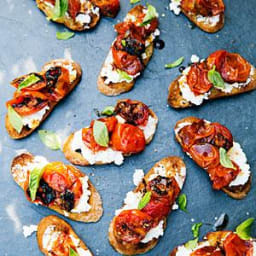 Caramelized Tomato Bruschetta