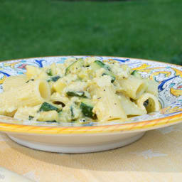 Carbonara vegetariana (Vegetarian Carbonara)