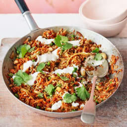 Carrot biryani