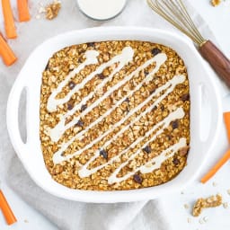 Carrot Cake Baked Oatmeal