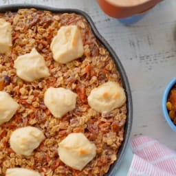 Carrot Cake Baked Oatmeal
