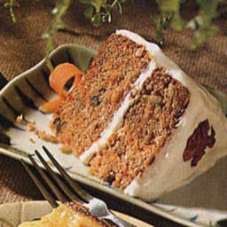 Carrot Cake with Maple-Cream Cheese Icing