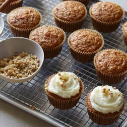 Carrot Cupcakes with Cream Cheese Frosting