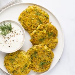 Carrot fritters