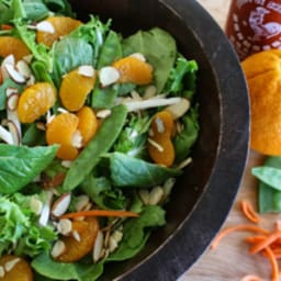 carrot ginger and orange salad