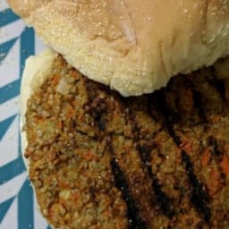 Carrot Rice Nut Burger Recipe