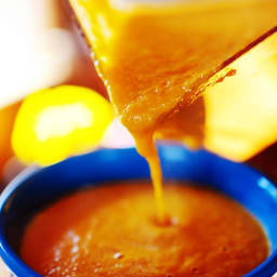 Carrot-Thyme Soup with Cream