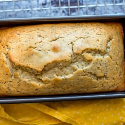 Chamomile Lemon Poppy Seed Breakfast Bread