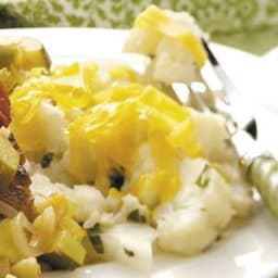 Cheddar Basil Cauliflower