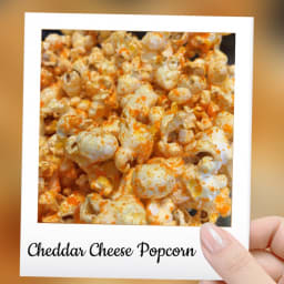 Cheddar Cheese Popcorn