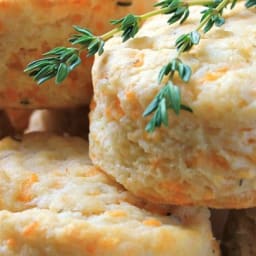 Cheddar-Thyme Flaky Biscuits