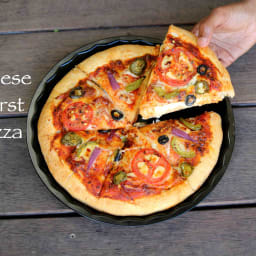 cheese burst pizza recipe