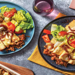 Cheeseburger-Style Beef Enchiladas with Caramelised Onion & Hidden Veggies