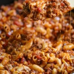 Cheesy Beef Goulash