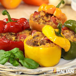 Cheesy Italian Stuffed Peppers