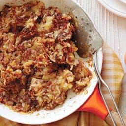 Cheesy Potato and Sharp Cheddar Hash