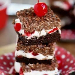 Cherry Brownie Dream Bars