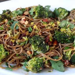 Cherry Sesame Noodles with Lemon-Hoisin Sauce