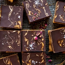 Chewy Chocolate Peanut Butter Bars.