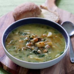 Chick-pea and Spinach Soup