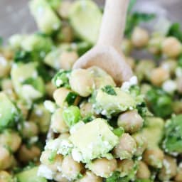 Chickpea, Avocado, and Feta Salad