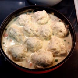 Chicken and Black Pepper Dumplings