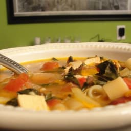 Chicken and Chard Pasta Fagioli