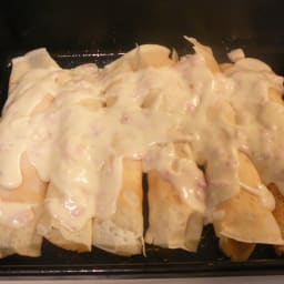 Chicken Cordon Bleu Crepes