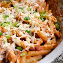 chicken enchilada pasta