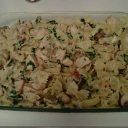 Chicken Florentine Artichoke Bake