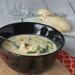 Chicken Gnocchi Soup #SundaySupper