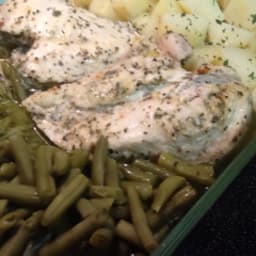 Chicken, Green Bean and Potato Casserole