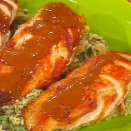 Chicken in Tarragon Cream Sauce, White and Wild Rice with Walnuts