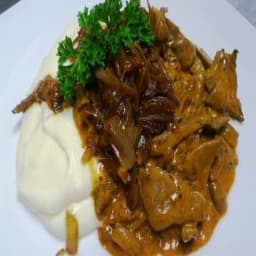 Chicken Liver Stroganoff #1