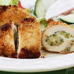 Chicken Rollatini Stuffed with Zucchini and Mozzarella