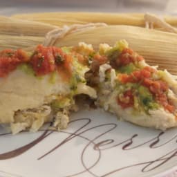 Chicken Salsa Verde Tamale Filling