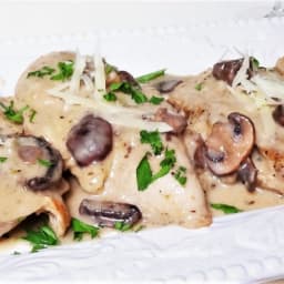 Chicken with Parmesan Sauce