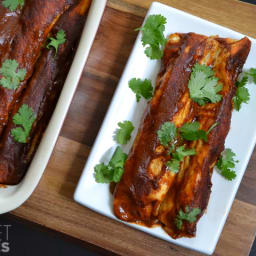 Chicken (or Turkey) Green Chile Enchiladas