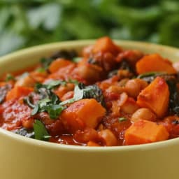 Chickpea Sweet Potato Stew Recipe by Tasty