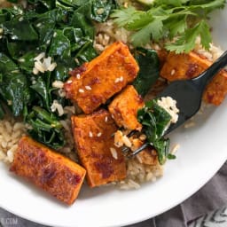 Chili Garlic Tofu Bowls